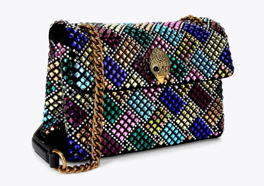 Kurt Geiger Inspired Rhinestone Crossbody Bag