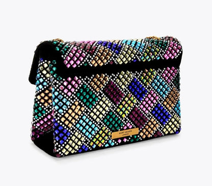 Kurt Geiger Inspired Rhinestone Crossbody Bag