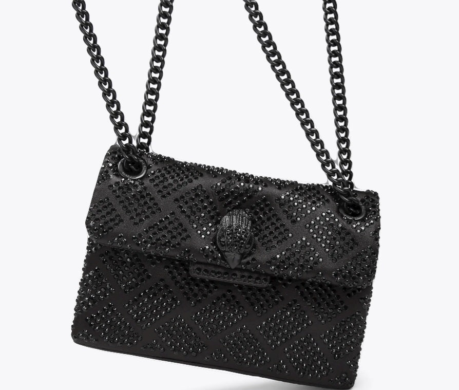 Kurt Geiger Inspired Rhinestone Crossbody Bag